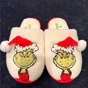 Grinch Christmas Slippers